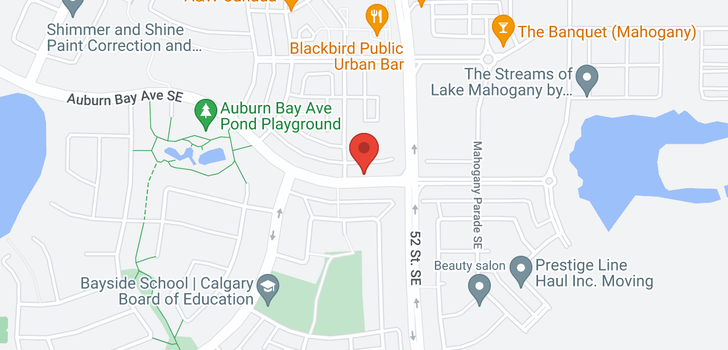 map of 580 Auburn Bay Avenue SE